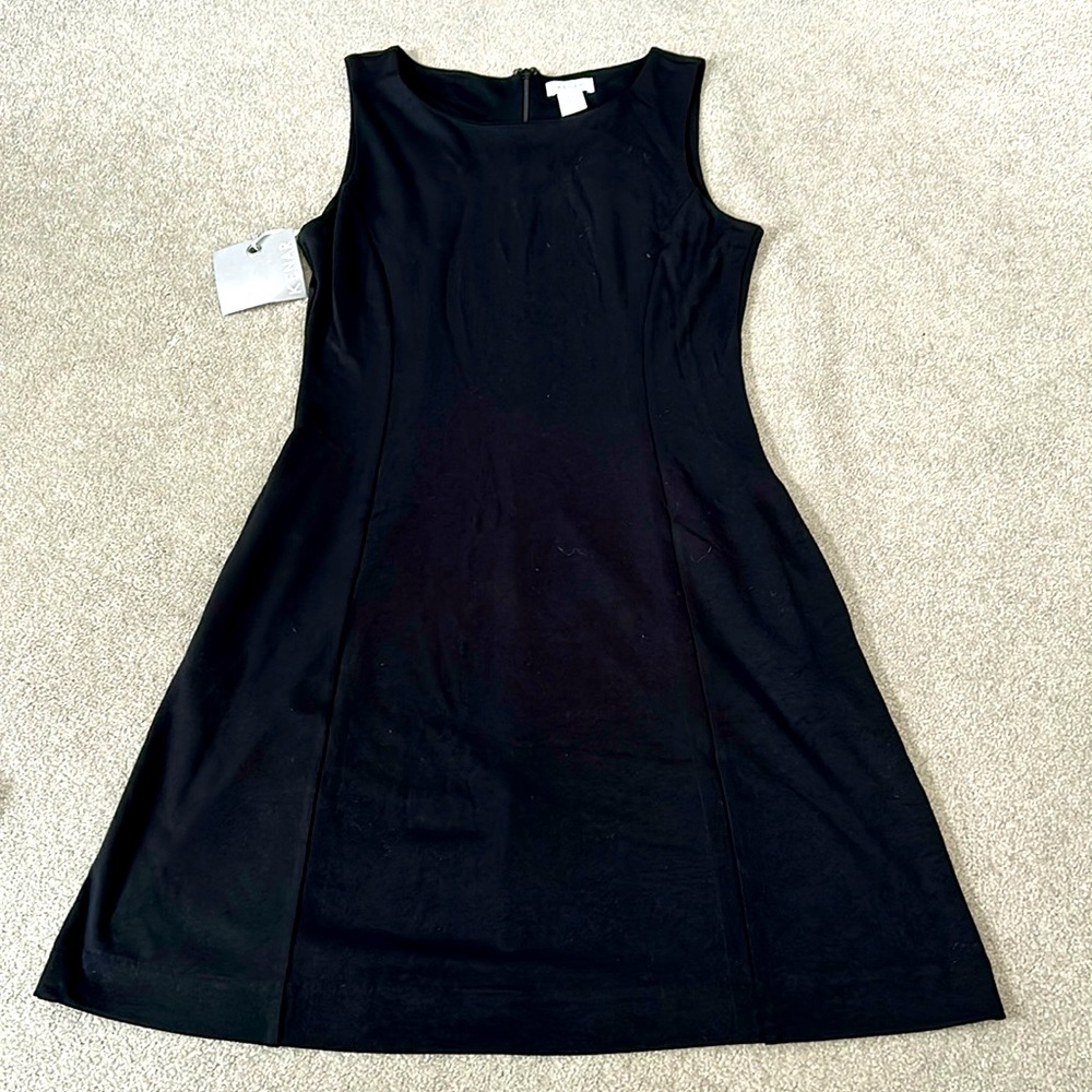 Black knit dress-6